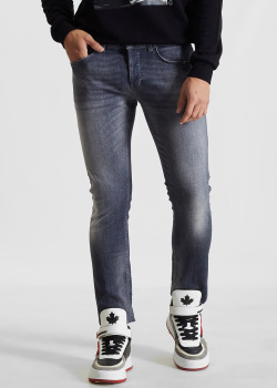Сірі джинси Dondup із потертостями, фото